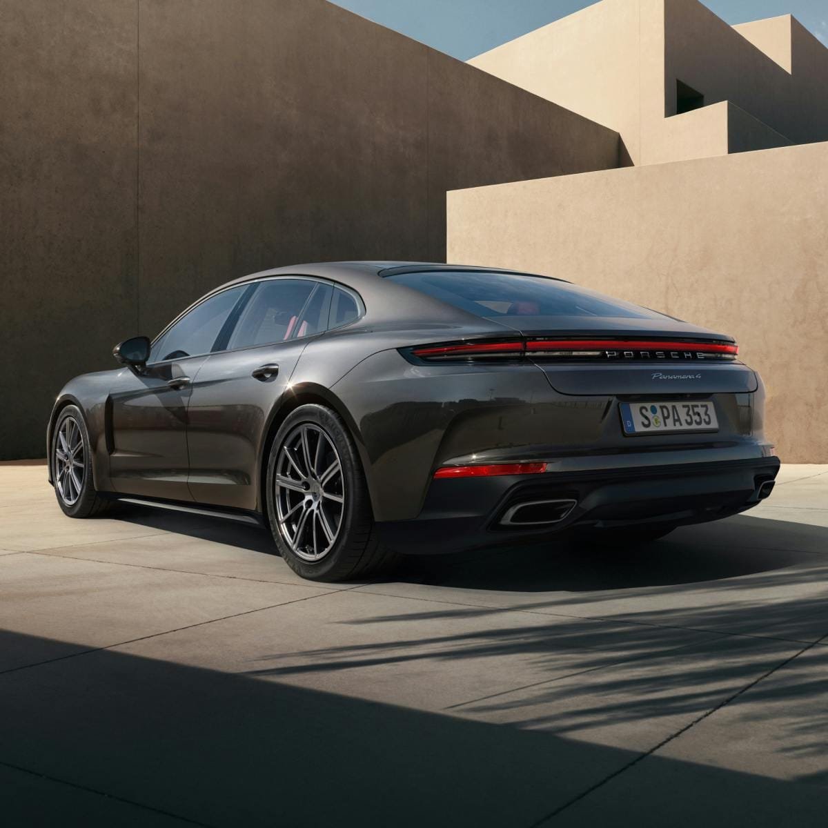 Porsche Panamera model illustration