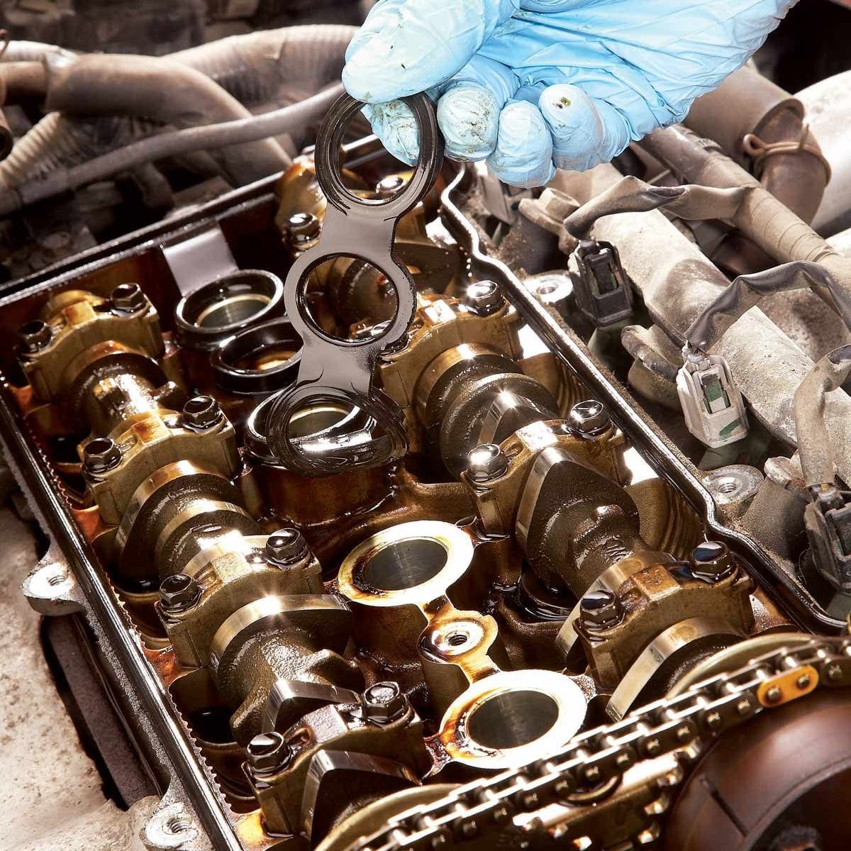 Porsche Boxster valve cover and gasket sealing area