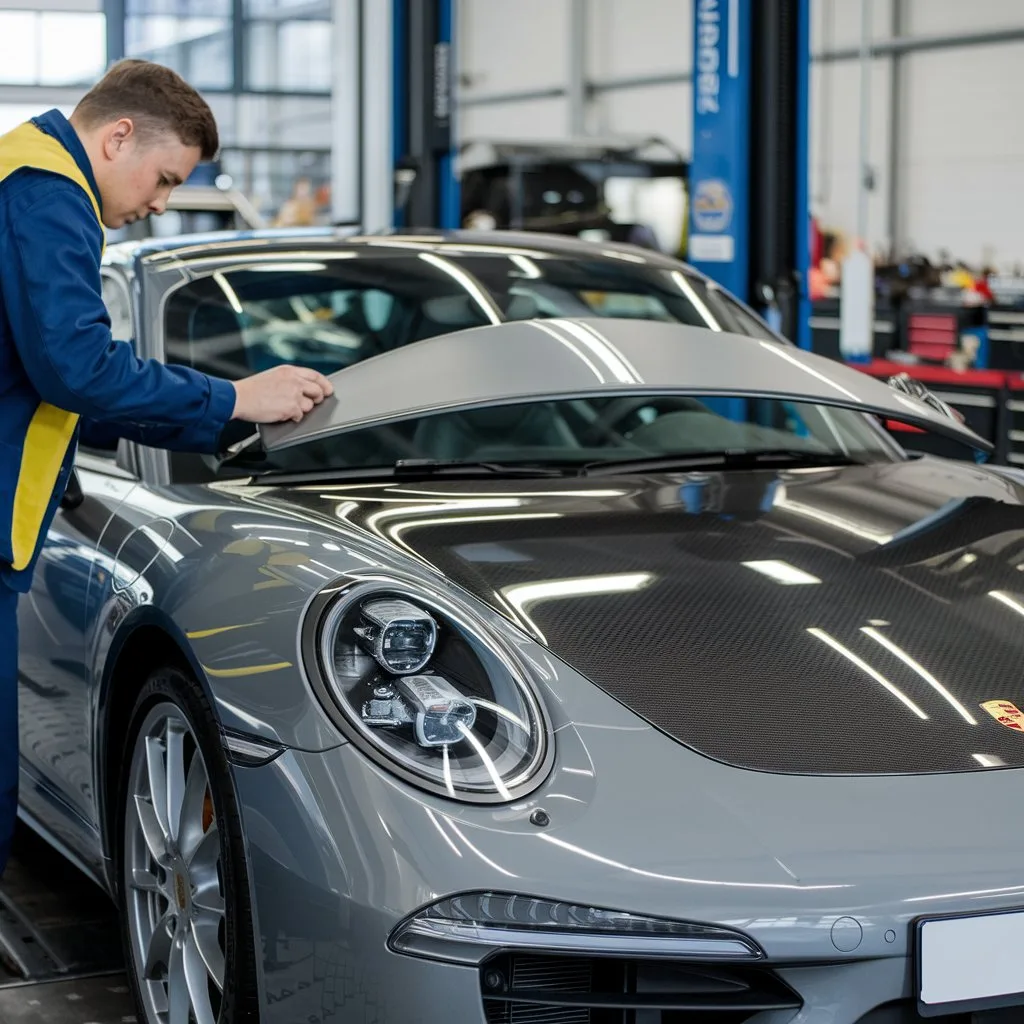 Porsche 911 Sun Visor Repair
