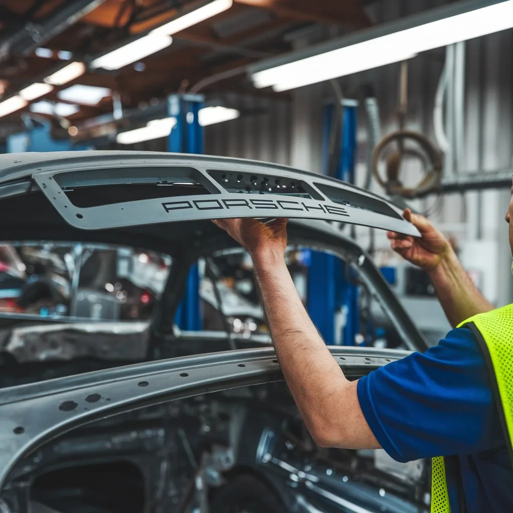 Porsche 911 Sun Visor Repair