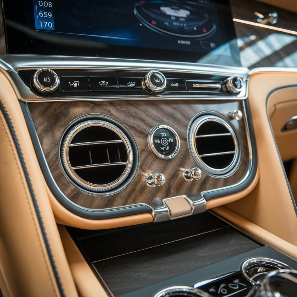 Maybach climate control and vents