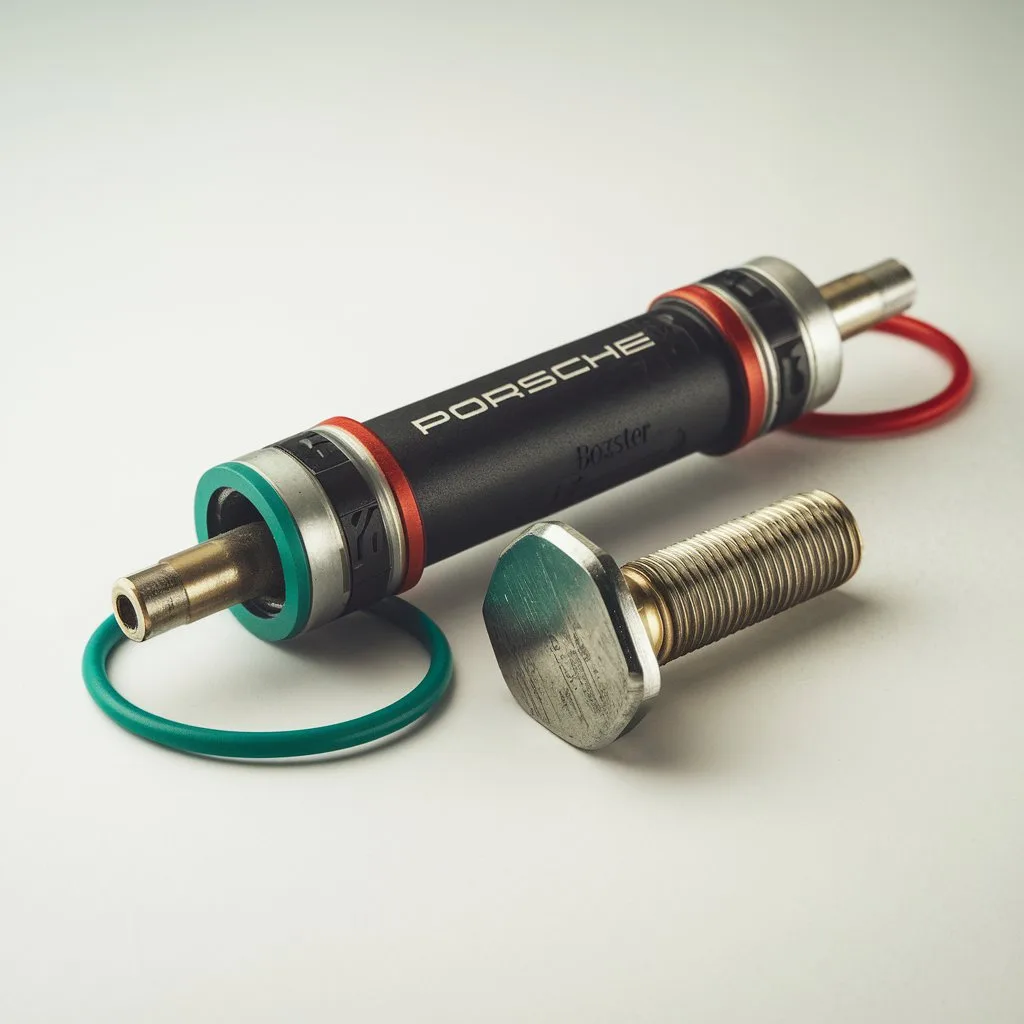 Porsche Boxster spark plug and ignition area checked for oil contamination