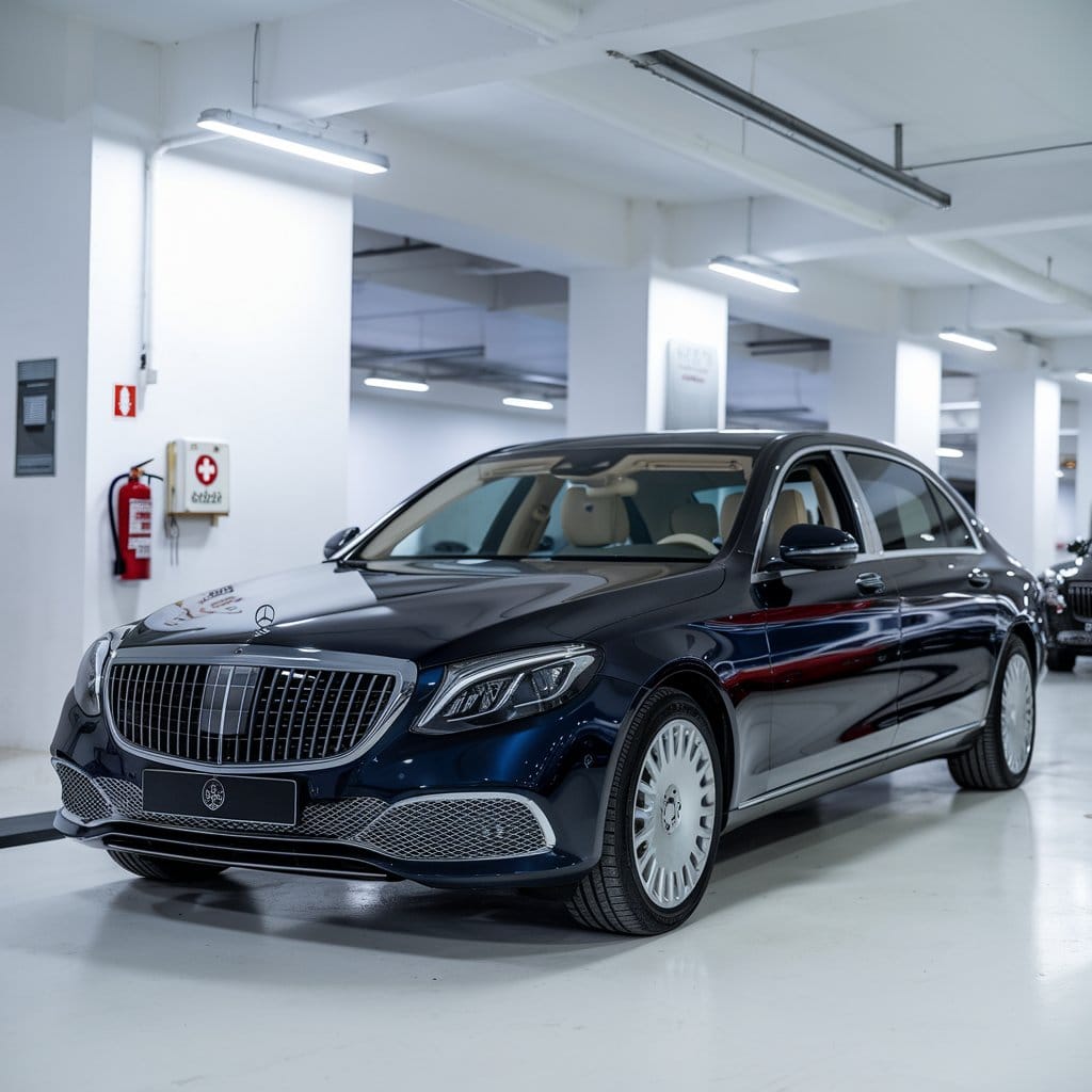 Mercedes-Maybach in Dubai garage