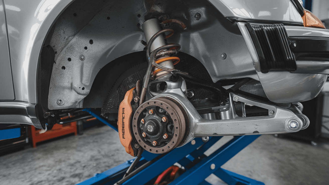 Porsche suspension maintenance