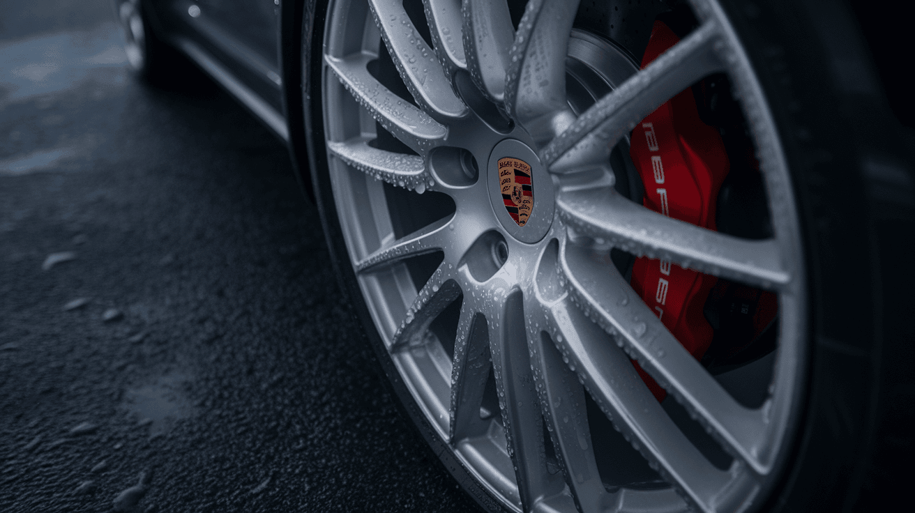 Porsche wheel upgrade