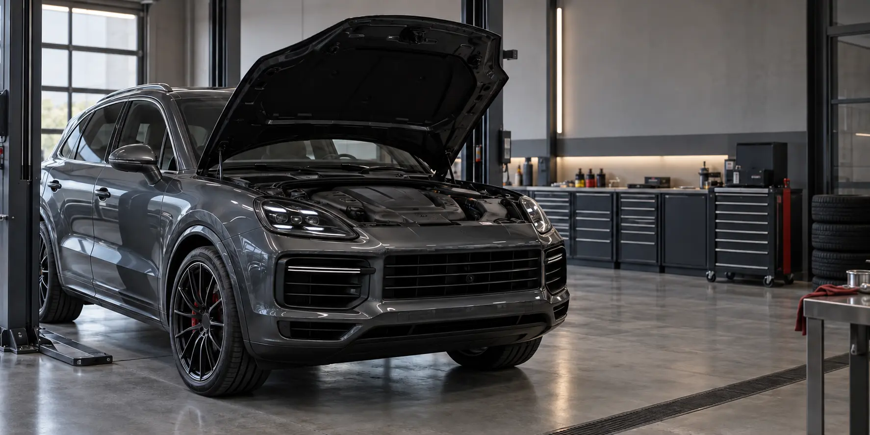 Porsche Cayenne model illustration